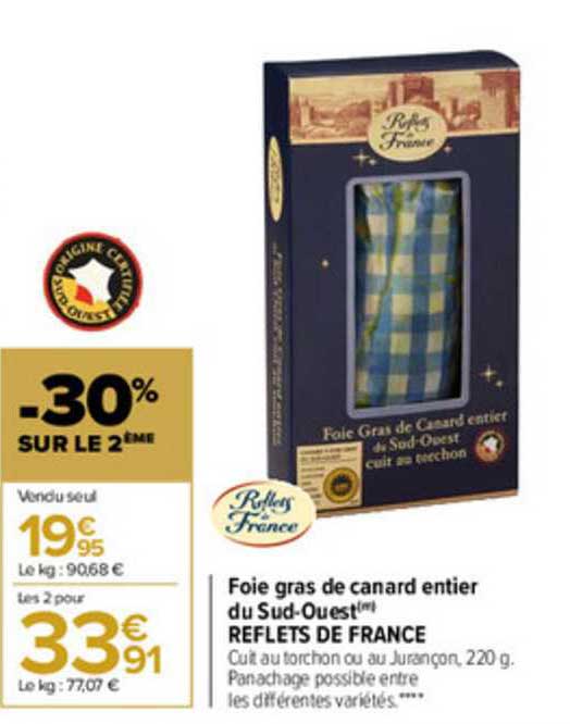 foie gras de canard entier du sud ouest reflets de france