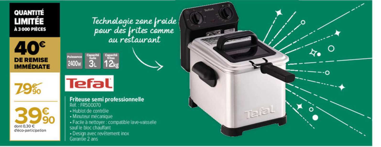 friteuse semi professionnelle tefal