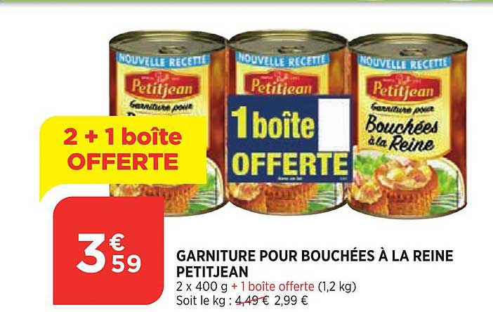 garniture pour bouchées à la reine petitjean