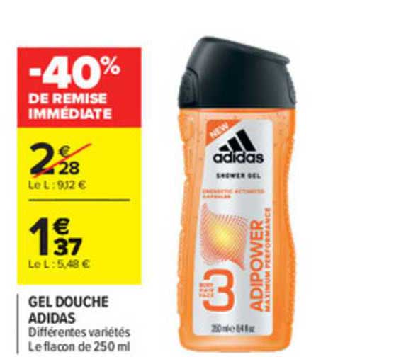 Gel Douche Adidas -40% De Remise Immédiate