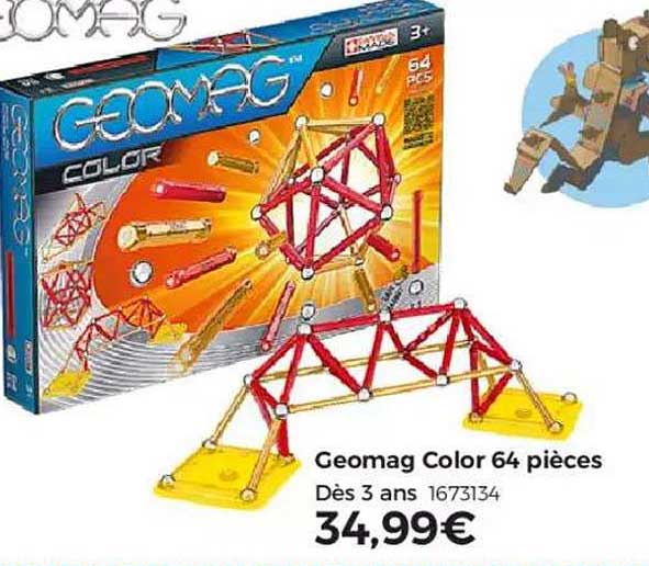geomag color 64 pièces