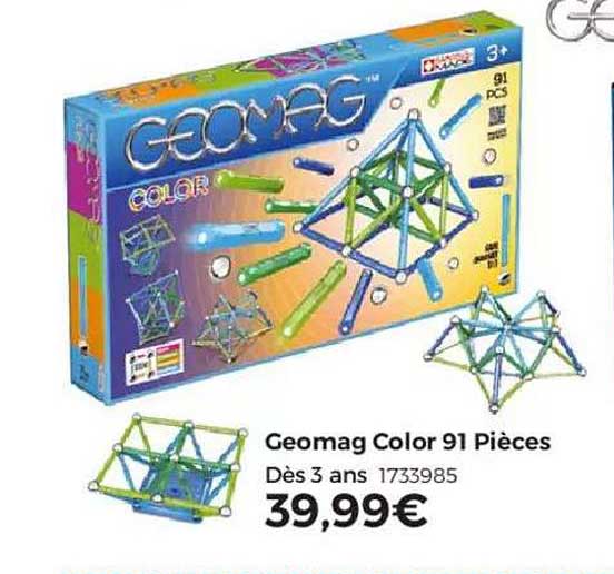 geomag color 91 pièces