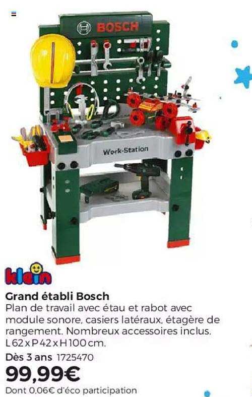 grand établi bosch klein