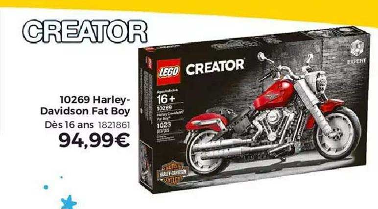 harley davidson fat boy lego
