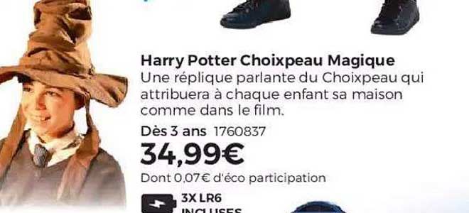 Harry Potter Choixpeau Magique