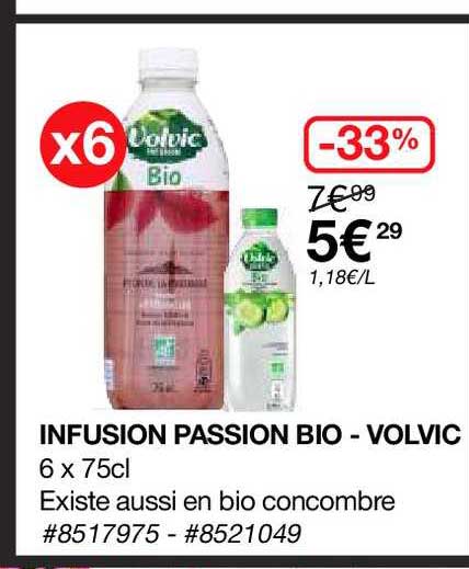Infusion Passion Bio - Volvic