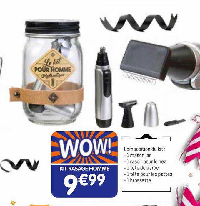kit rasage homme