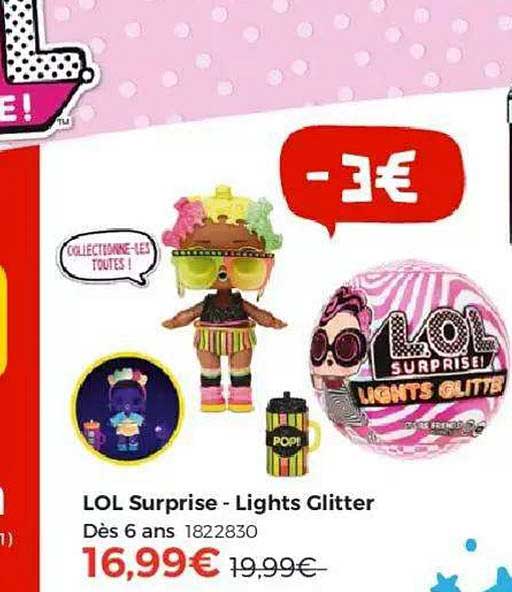 l.o.l. surprise lights glitter