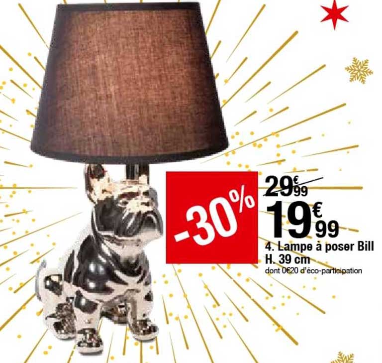 lampe à poser bill h.39 cm