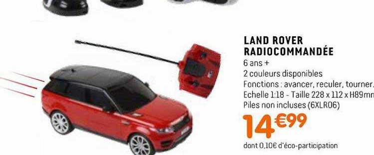 land rover radiocommandée