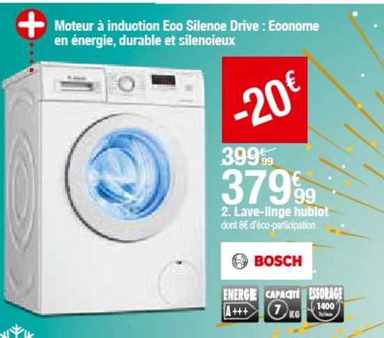 lave-linge hublot bosch