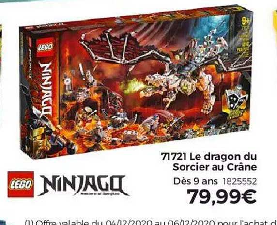 le dragon du sorcier au crâne lego