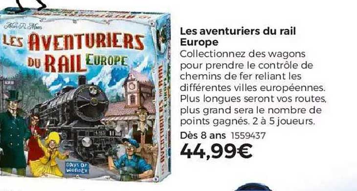 les aventuriers du rail europe