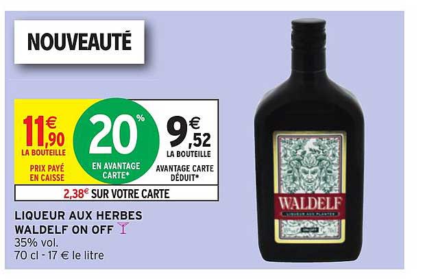 liqueur aux herbes waldelf on off