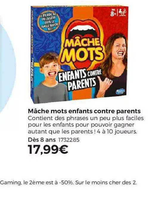 mâche mots enfants contre parents