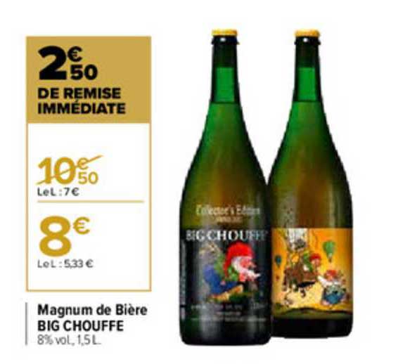 magnum de bière big chouffe