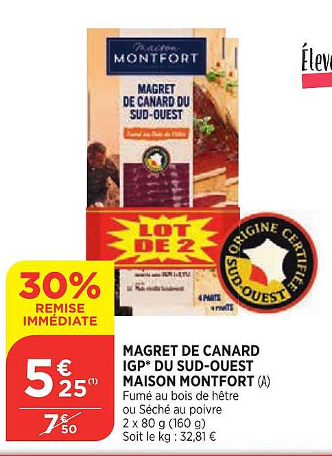 magret de canard igp du sud-ouest maison montfort