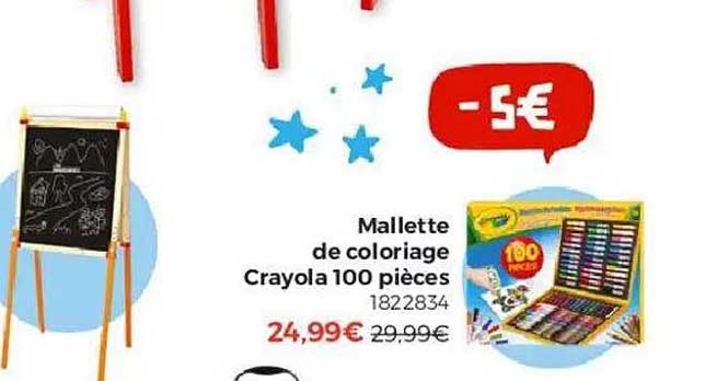 Mallette De Coloriage Crayola 100 Pièces