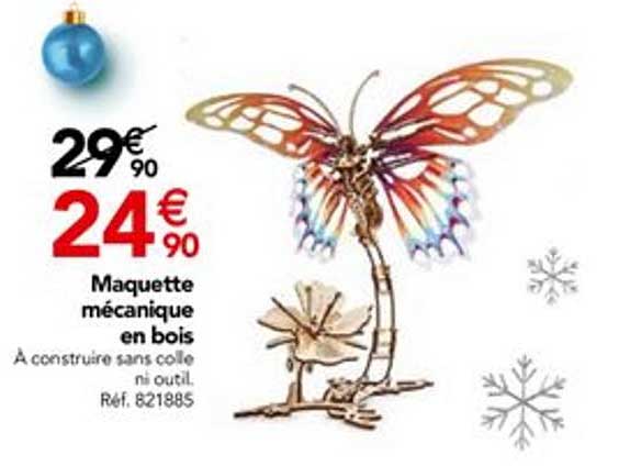 maquette mécanique en bois