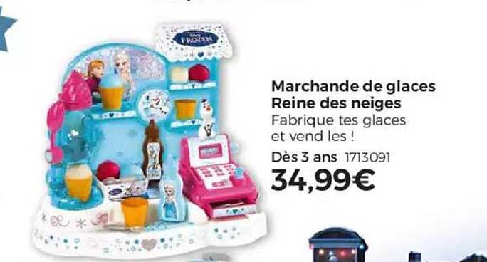 marchande de glaces reine des neiges