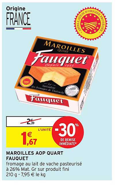 marouilles aop quart fauquet