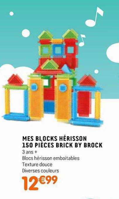 mes blocks hérisson 150 pièces brick by brock
