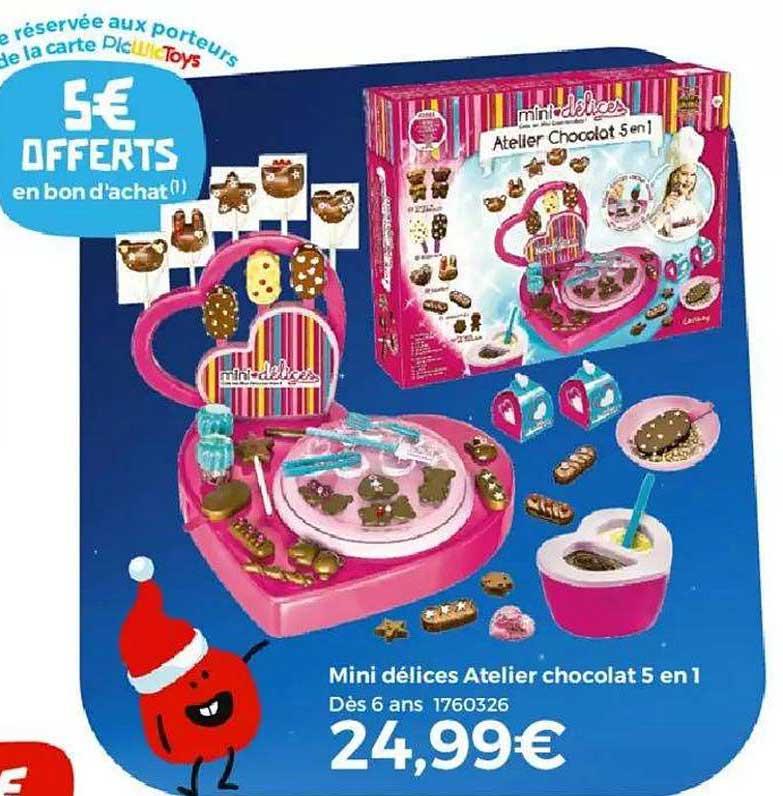 Mini Délices Atelier Chocolat 5 En 1
