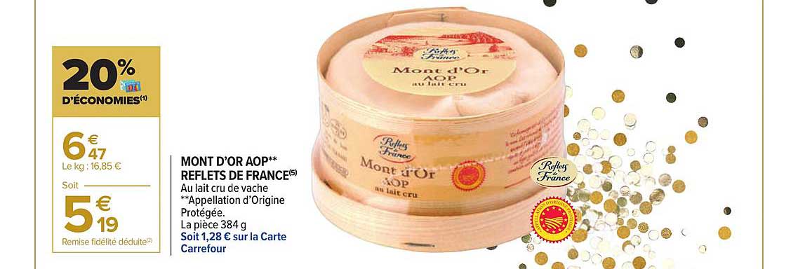 mont d'or aop reflet de france