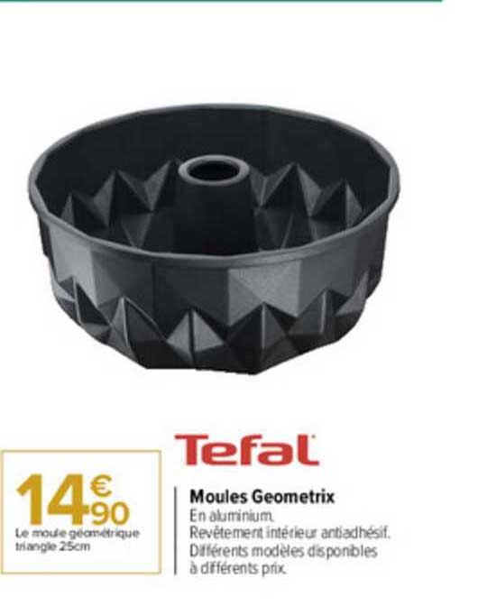 moules geometrix tefal