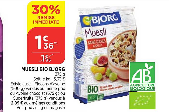 Muesli Bio Bjorg