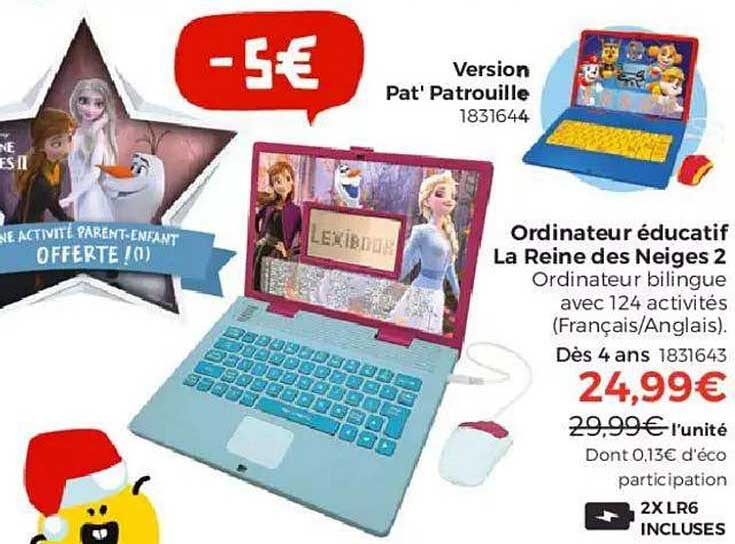 Ordinateur éducatif La Reine Des Neiges 2
