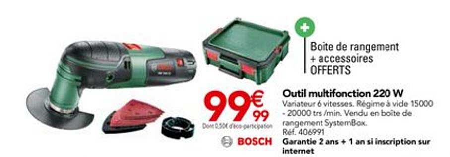 Outil Multifonction 220 W Bosch