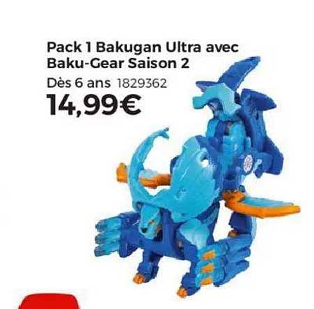 pack 1 bakugan ultra avec baku gear saison 2
