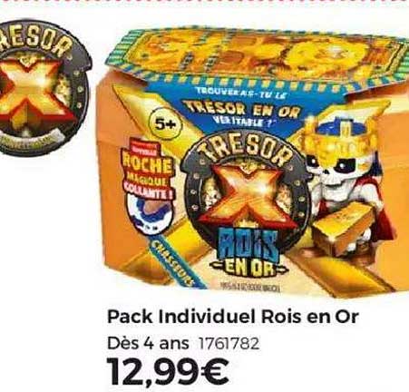 pack individuel rois en or