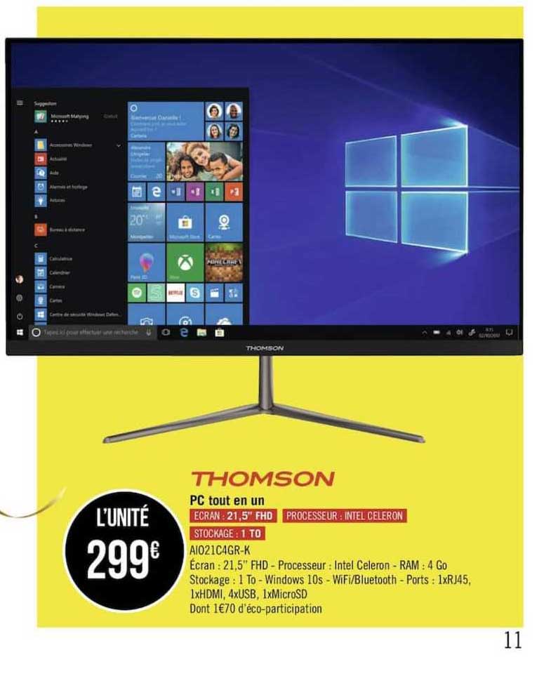 Pc Tout En Un Thomson