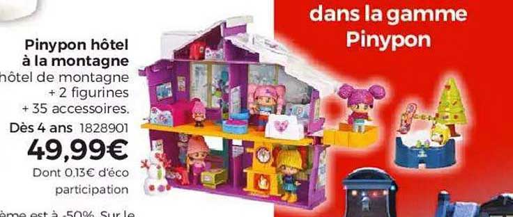 pinypon hôtel à la montagne