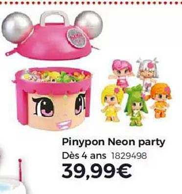 pinypon neon party