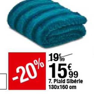 Plaid Sibérie 130x160 Cm