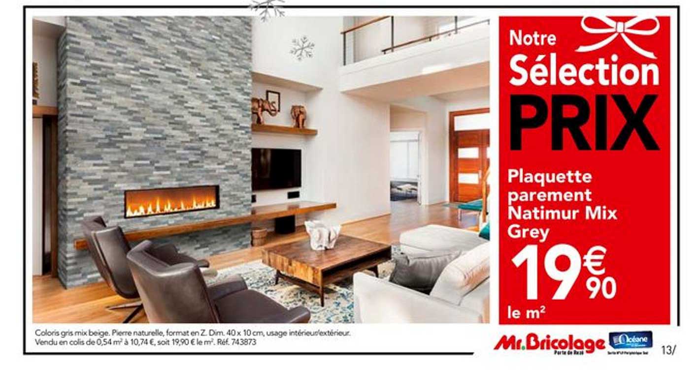 plaquette parement natimur mix grey