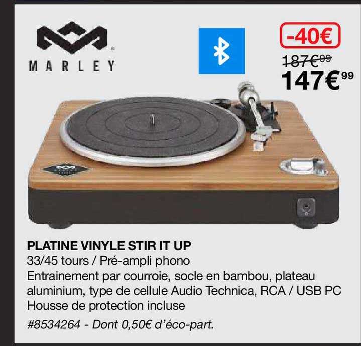 platine vinyle stir it up marley