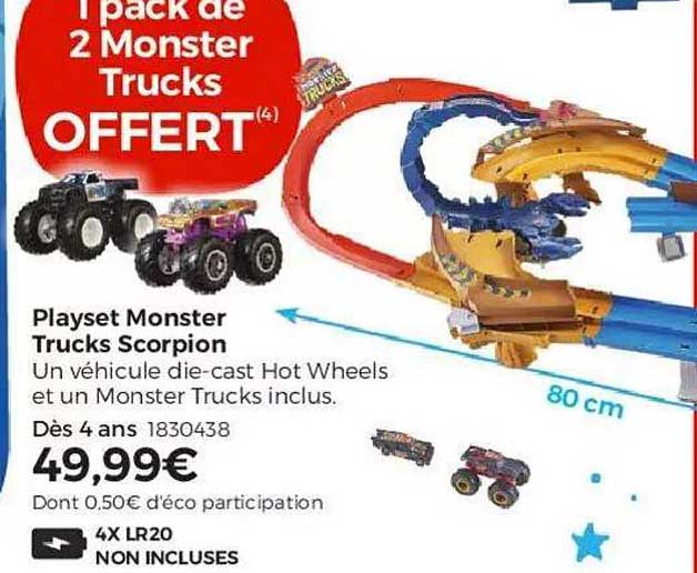 playset monster trucks scorpion
