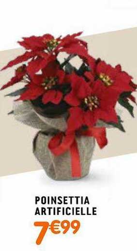 poinsettia artificielle