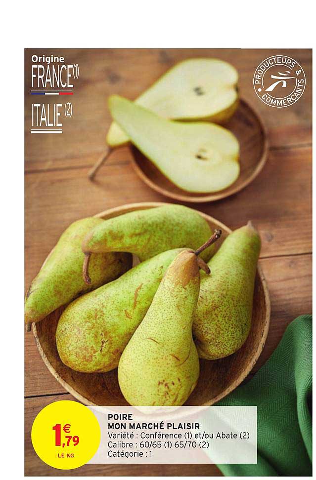 poire mon marché plaisir