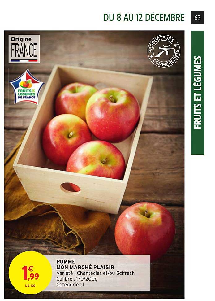 pomme mon marché plaisir