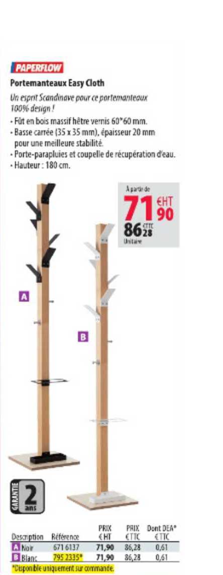 portemanteaux easy cloth paperflow