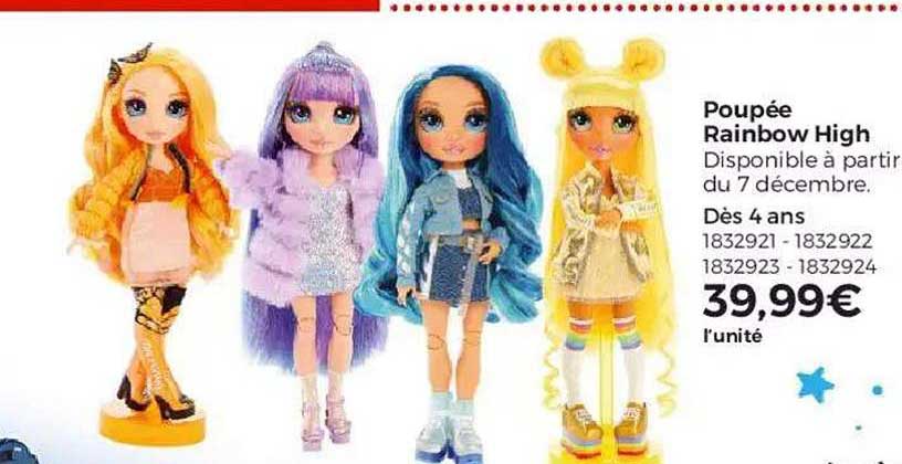 poupée rainbow high