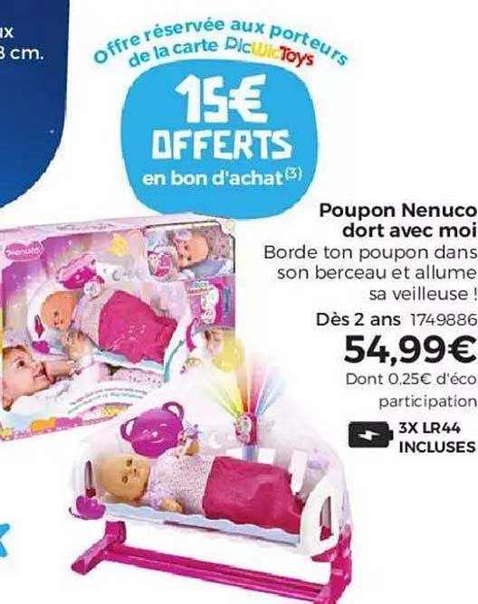 poupon nenuco dort avec moi