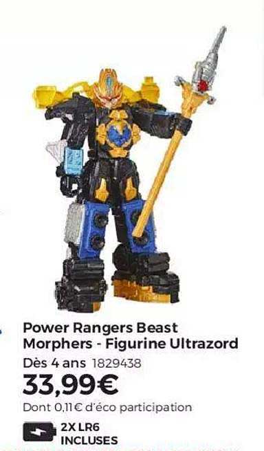 power rangers beast morphers figurine ultrazord
