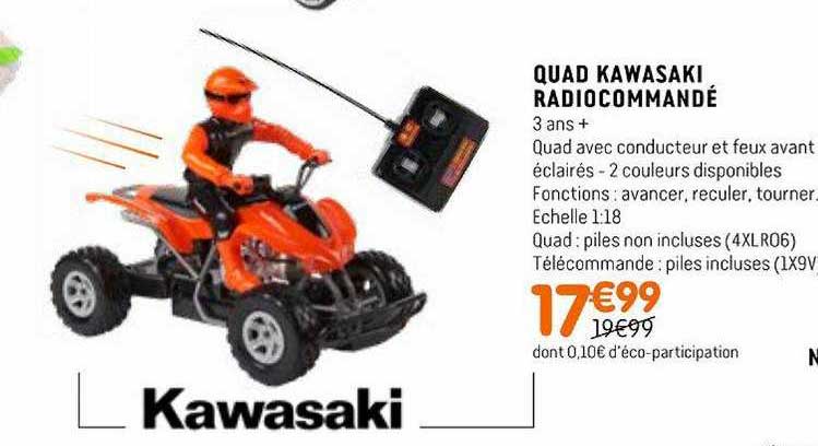 quad kawasaki radiocommandé