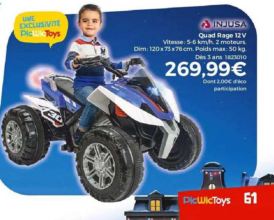 quad rage 12v injusa